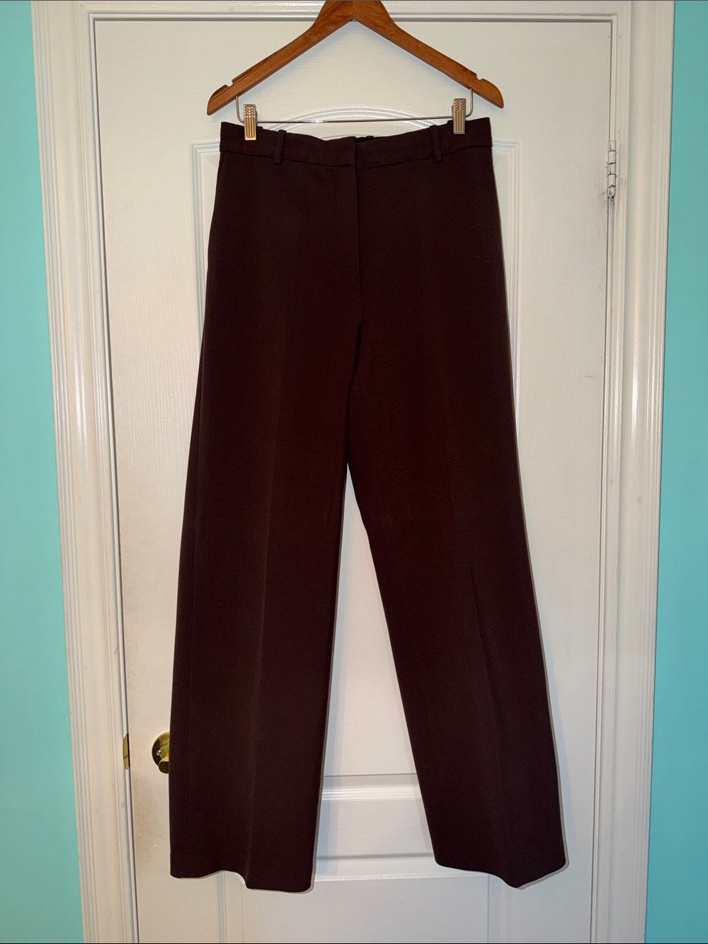 Babaton Agency Pant in Rich Mocha Brown